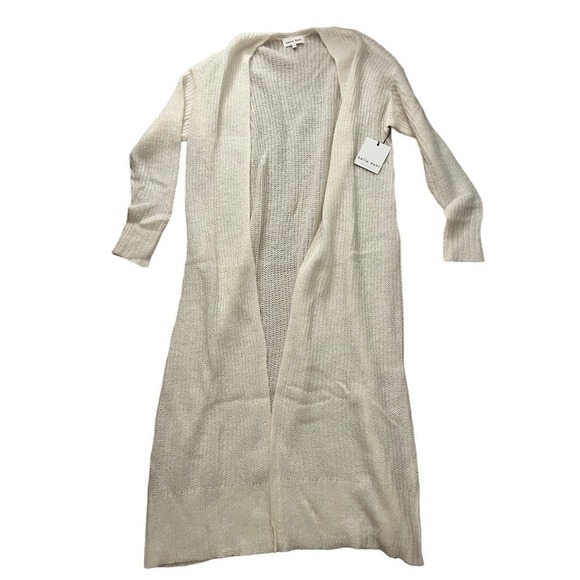 Bella Dahl Medium Long Cardigan In Winter White NWT MSRP $238 - Picture 5 of 8